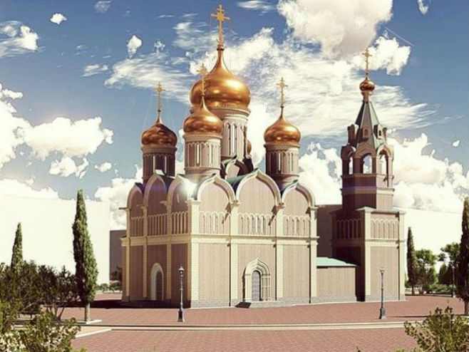 Izgled rusko-srpskog hrama koji će biti izgrađen u Banjaluci (Foto: Pravoslavlje.ru) - 