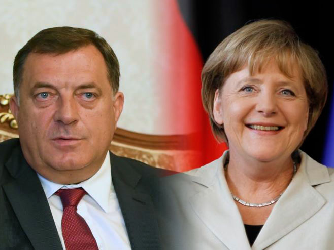 Milorad Dodik i Angela Merkel - Foto: ilustracija