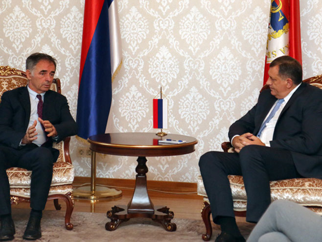Milorad Dodik i Milorad Pupovac - Foto: RTRS