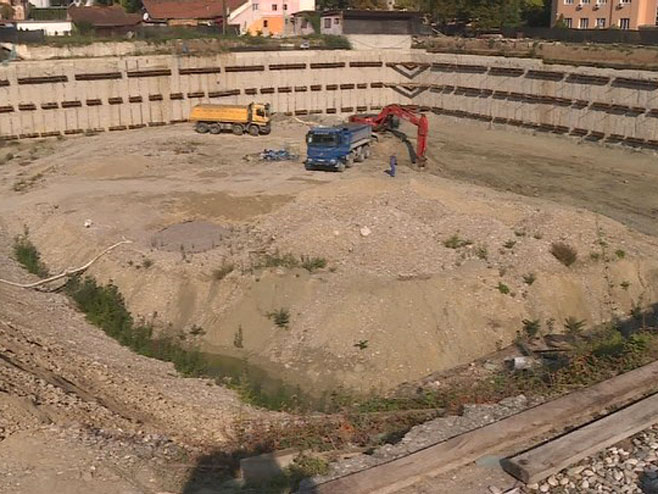 Izgradnja parkinga u centru Banjaluke - Foto: RTRS