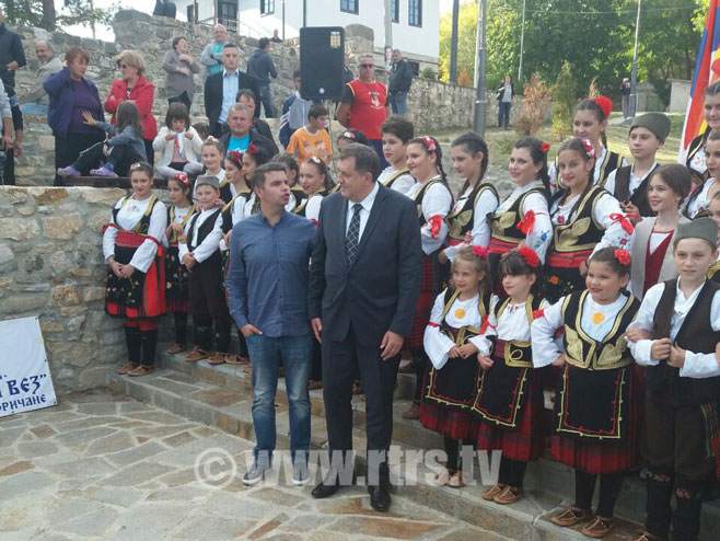 Dodik u Makedoniji - Foto: RTRS