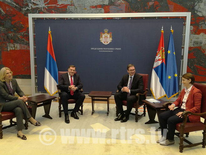 Sastanak najvišeg rukovodstva Srpske i Srbije - Foto: RTRS