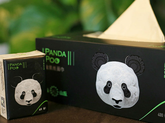 "Panda poo" toaletne maramice - Foto: AFP