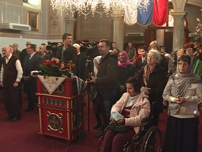 Tuzla: Božićna liturgija - Foto: RTRS