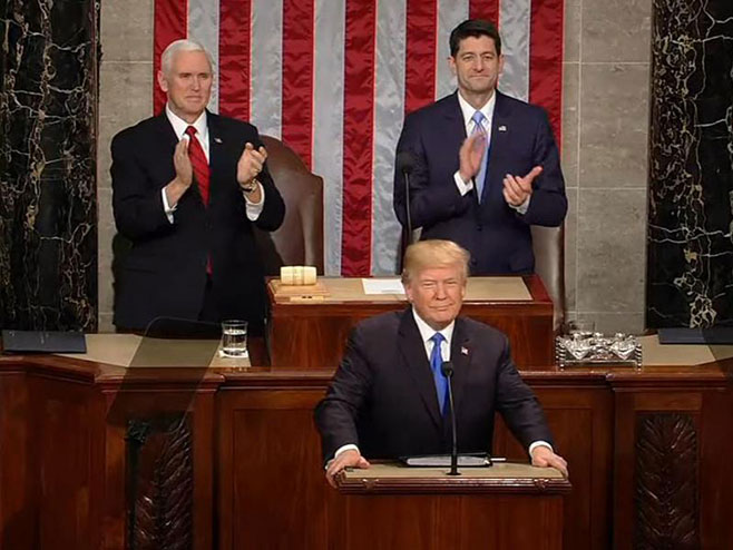 Trampov govor pred Predstavničkim domom američkog Kongresa (Foto: standard.co.uk) - 