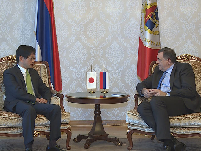 Dodik sa ambasadorom Јapana u BiH - Foto: RTRS