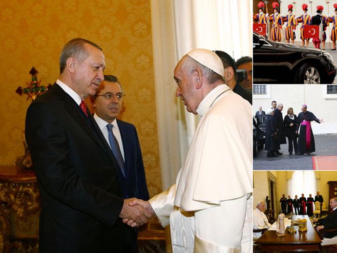 Erdogan u Vatikanu  (Foto:twitter.com/DailySabah) - 