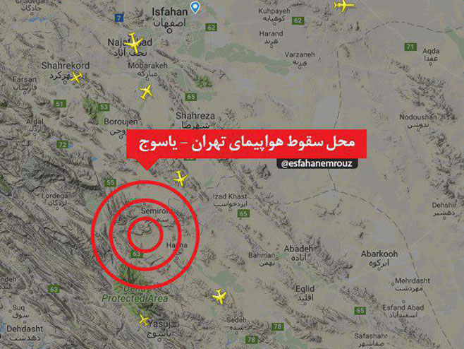 Iran - pao avion (foto:twitter.com) - 