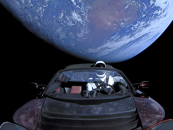 Teslin automobil u Svemiru (foto:SpaceX, Flickr) - 
