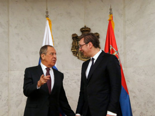 Lavrov i Vučić (Foto: Tanjug/Darko Vojinović) - Foto: TANЈUG