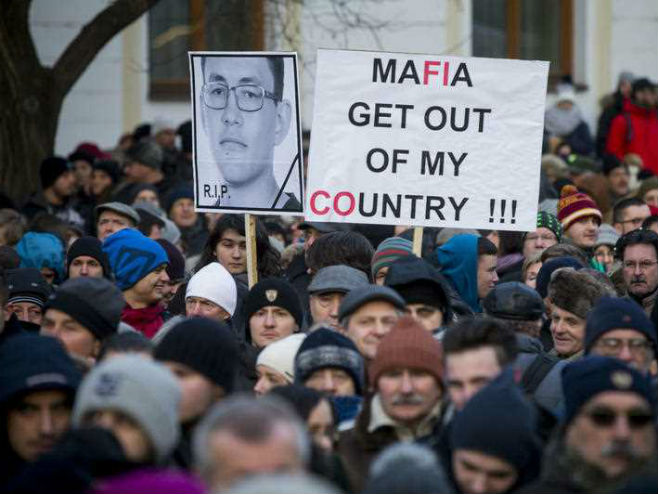 Bratislava: Marš u znak sjećanja na ubijenog novinara - Foto: AAP
