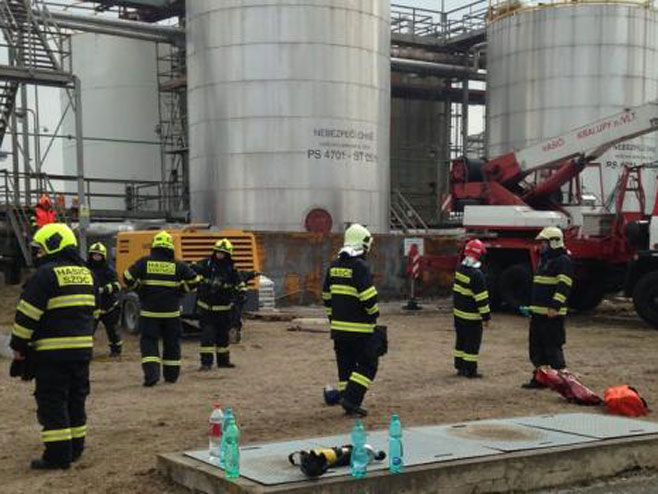 Češka- eksplozija u fabrici hemijske industrije  (Foto:twitter) - 