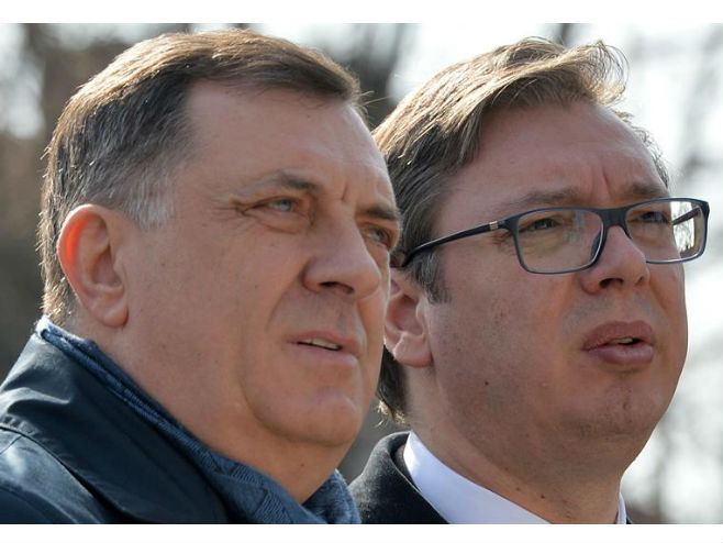 Milorad Dodik i Aleksandar Vučić - Foto: TANЈUG
