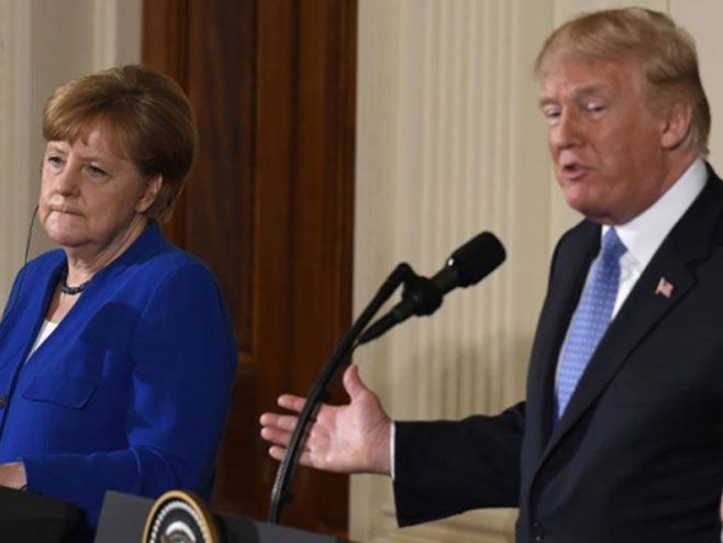 Angela Merkel i Donald Tramp - Foto: nezavisne novine