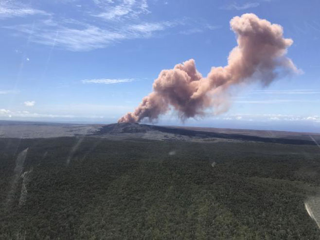 Vulkan Kilauea na Havajima - Foto: TANJUG, REUTERS, AFP, BETA