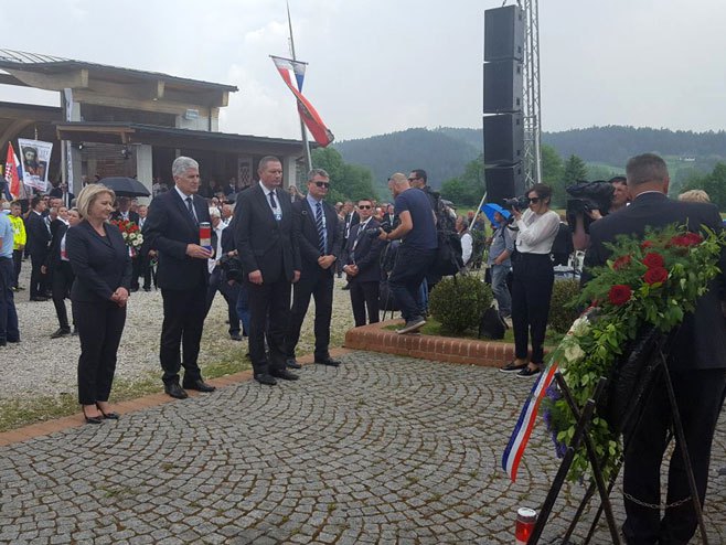 Dragan Čović prisustvovao komemoraciji povodom 73 godine od "blajburške tragedije" - Foto: SRNA