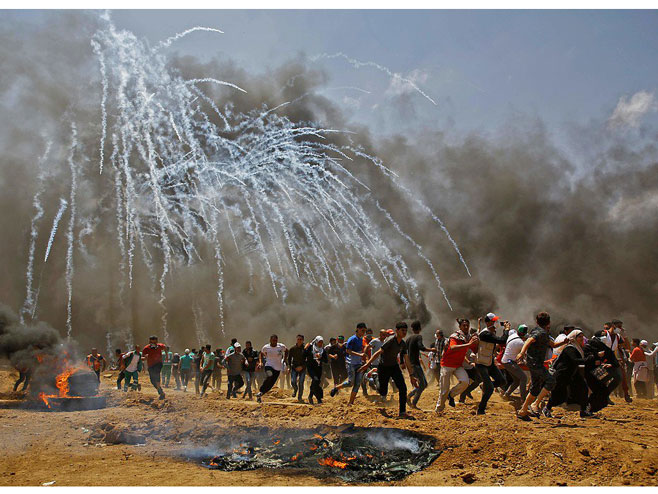 Sukobi u Pojasu Gaze, arhiv (foto: twitter.com/GreatReturnMa) - 