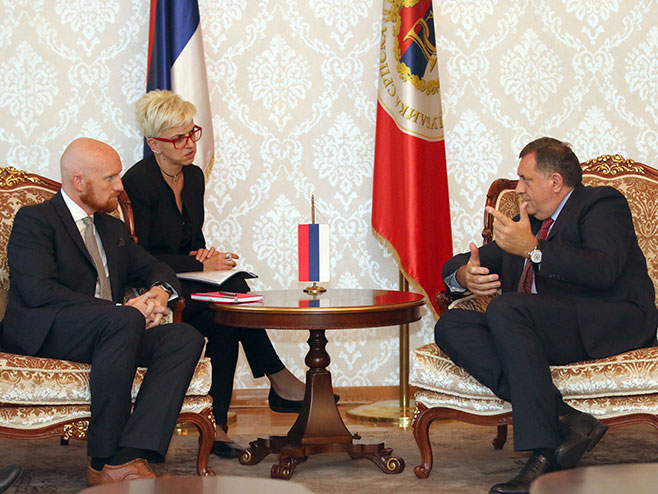 Milorad Dodik i Metju Fild - Foto: SRNA