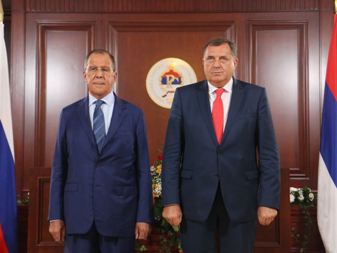 Lavrov i Dodik, arhiv - Foto: RTRS