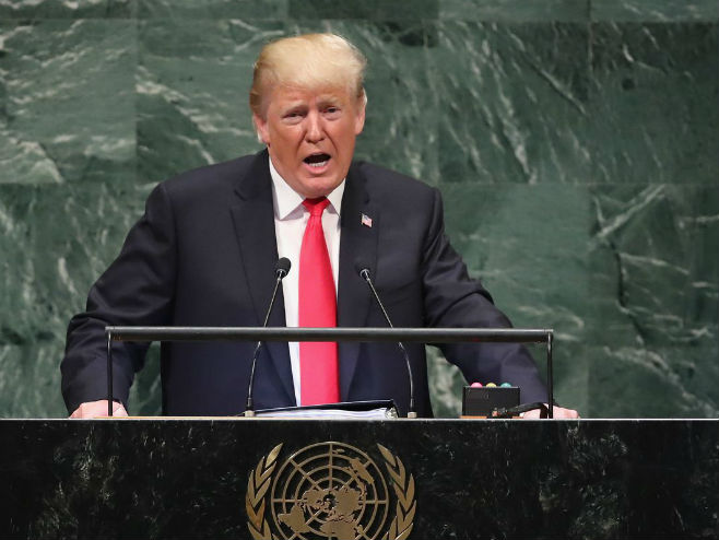 Donald Tramp na zasjedanju GS UN - Foto: Getty Images