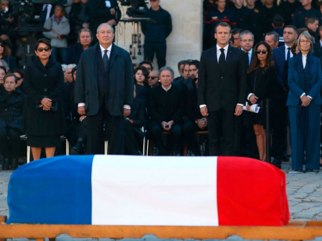 Francuska se oprostila od Šarla Aznavura - Foto: AP