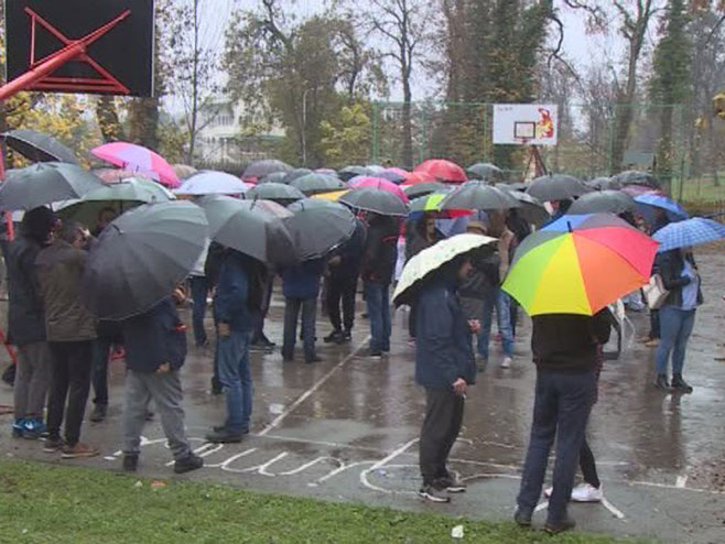 Bihać - novi protesti - Foto: RTRS