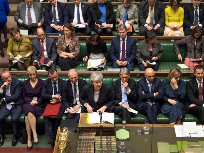 Tereza Mej u britanskom Parlamentu - Foto: AFP