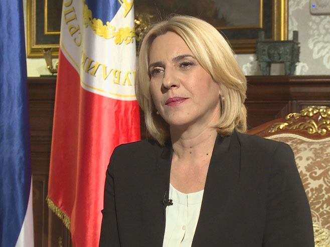 Predsjednica Željka Cvijanović - Foto: RTRS