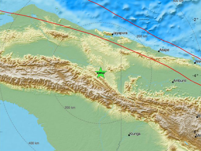 Zemljotres u Indoneziji (Foto: EMSC) - 