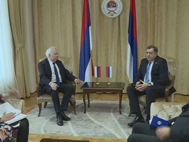 Dodik i Ivancov - Foto: RTRS