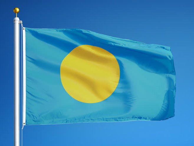 Zastava Republike Palau (foto: shutterstock.com) - 