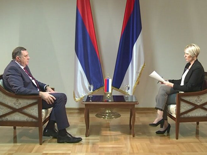 Milorad Dodik u Ukrštenici - Foto: RTRS