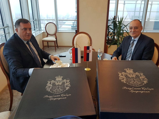 Dodik i Nikolić - Foto: SRNA