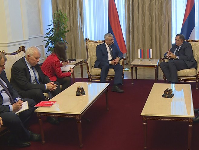 Sastanak Dodika i Primakova - Foto: RTRS