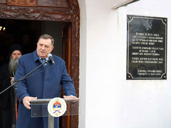 Sijekovac - Milorad Dodik - Foto: SRNA