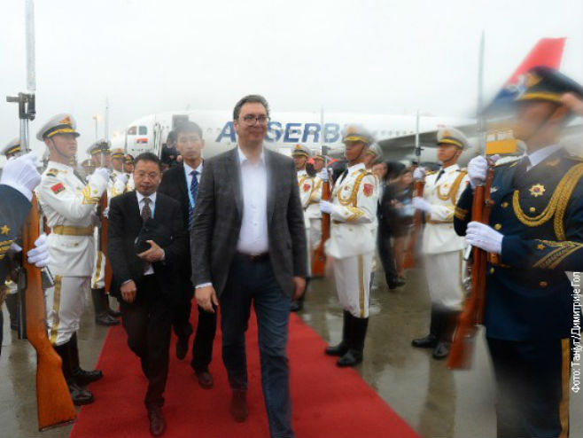 Doček Vučića u Kini - 
