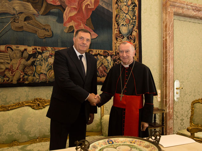 Dodik i Parolino - Foto: RTRS