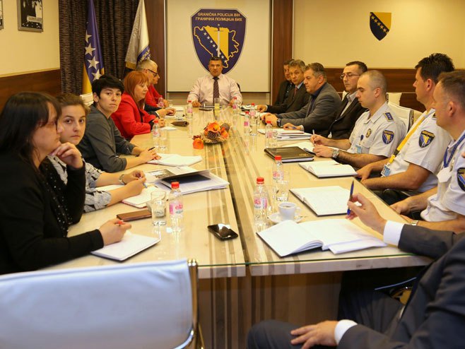 Sastanak Granične policije BiH, ombudsmana i predstavnika OEBS - Foto: SRNA