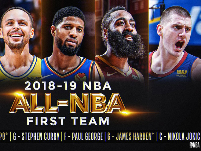 Najbolji tim NBA za 2019. (foto: NBA) - 