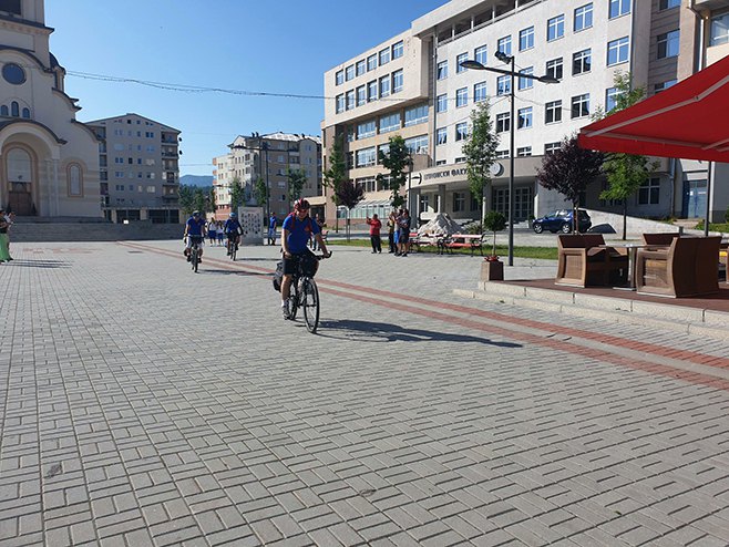 Biciklisti sa Pala krenuli ka Moskvi - Foto: SRNA