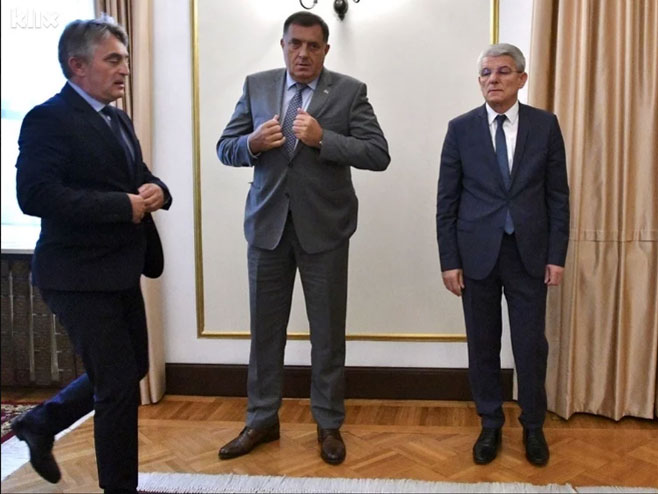 Komšić, Dodik i DŽaferović - Foto: klix.ba