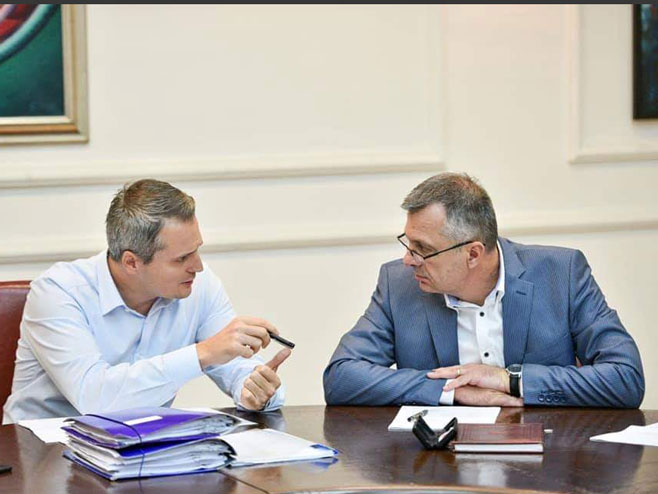 Zoran Talić i Igor Radojičić - Foto: RTRS