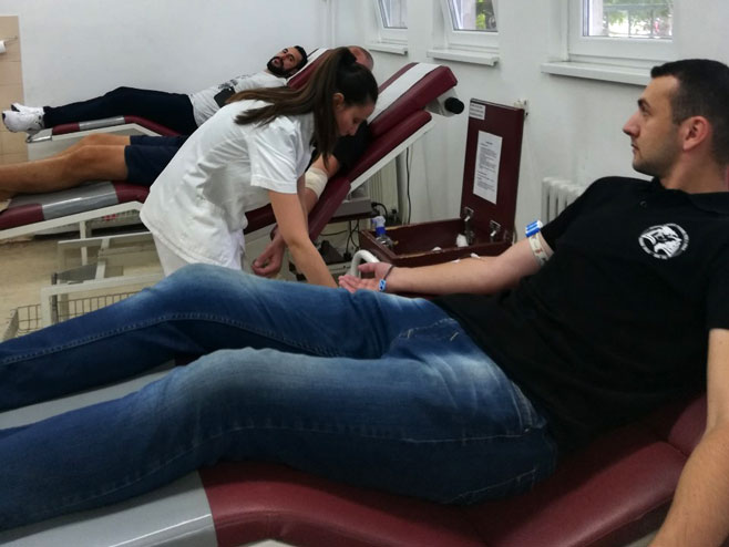Dobrovoljna akcija davanja krvi - Foto: RTRS