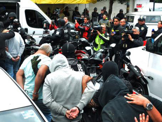 Meksiko Siti - hapšenje pripadnika narkokartela (Foto:EFE) - 