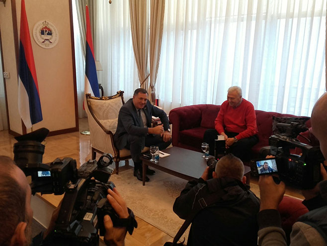 Dodik - Pavić - Foto: RTRS