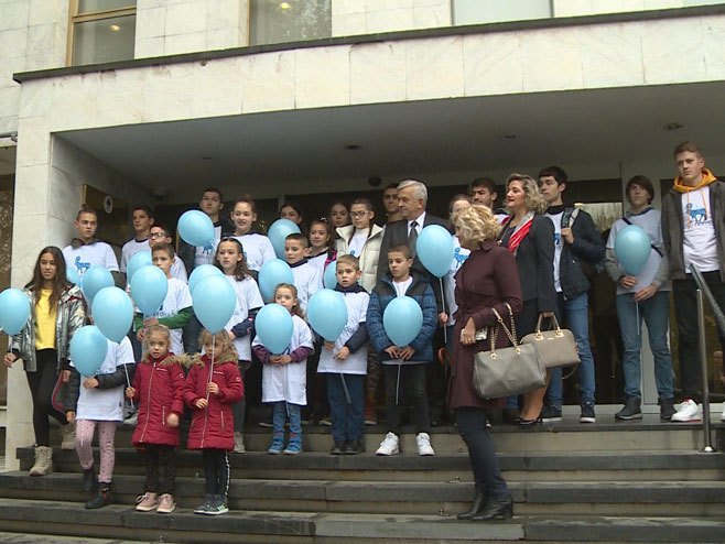 Prijem za tridesetak djece iz Srpske koja boluju od dijabetesa - Foto: RTRS