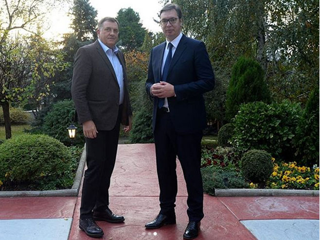 Milorad Dodik i Aleksandar Vučić (foto:instagram) - 