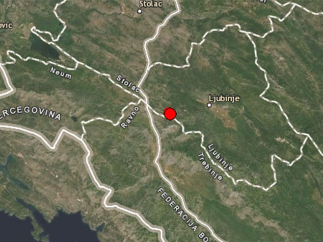 Zemljotres jačine 3,4 Rihterove skale pogodio područje Stoca - Foto: Screenshot