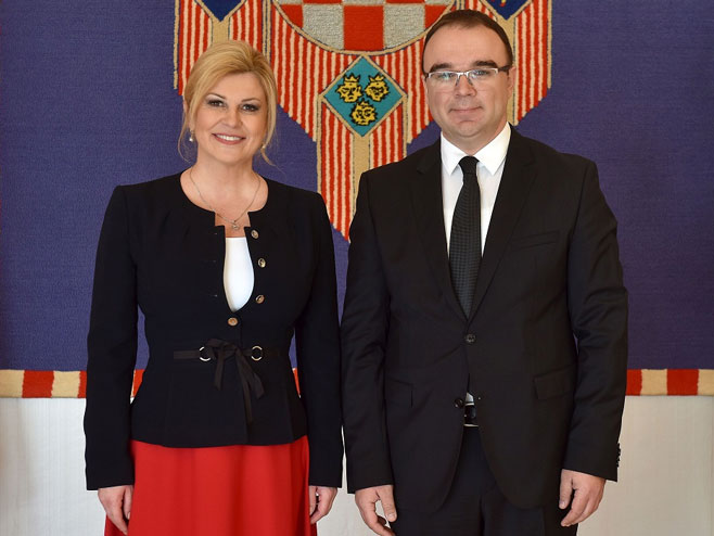 Kolinda Grabar-Kitarović i Aleksandar Vranješ (foto: mvp.gov.ba) - 