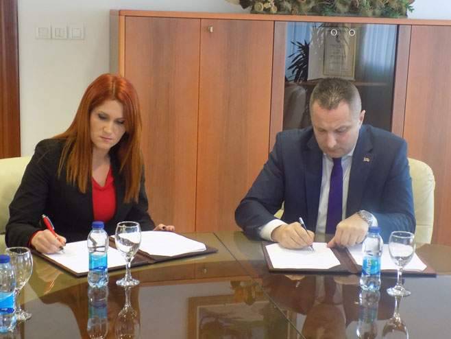 Banjaluka - Petričević, Lukić - potpisan memorandum o poslovnoj saradnji - Foto: SRNA